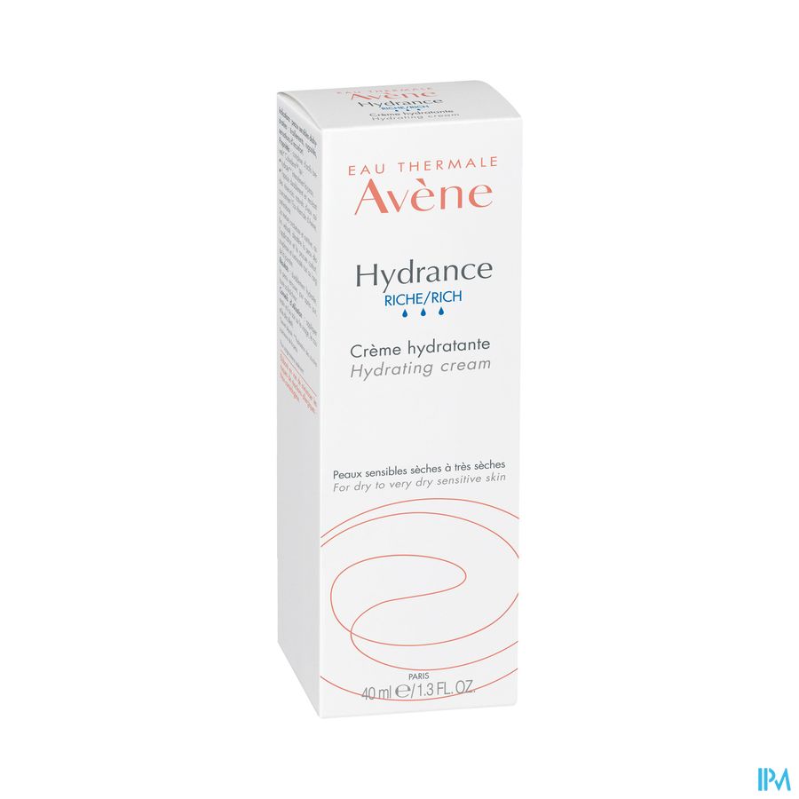 Avène Hydrance riche Crème hydratante Peau sensible 40ml