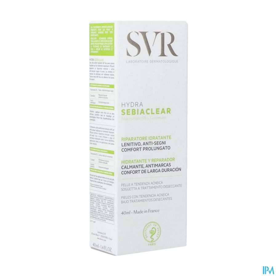 Svr Sebiaclear Creme Hydra Tube 40ml Nf