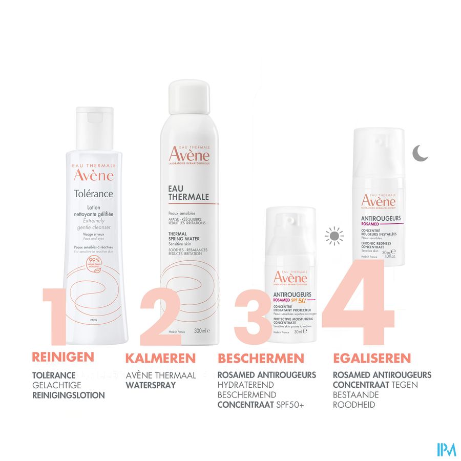 Eau Thermale Avène Concentré rougeurs installées peaux sensibles Antirougeurs Rosamed