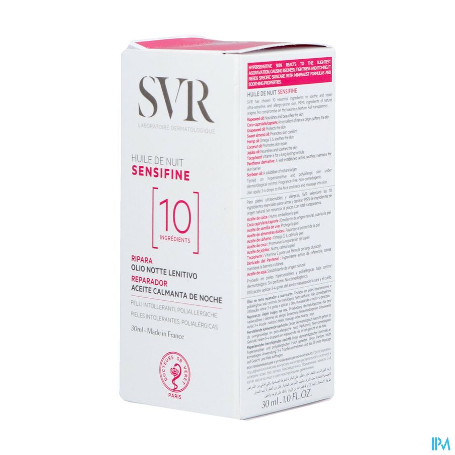 Svr Sensifine Huile Nuit 30ml