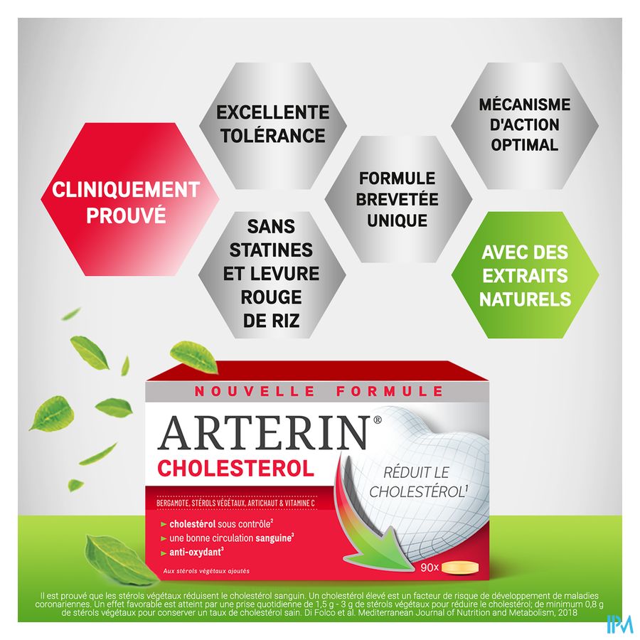 Arterin® Cholestérol 150 Cmp Sans Levure Rouge De Riz/Statines & Bonne Tolérance