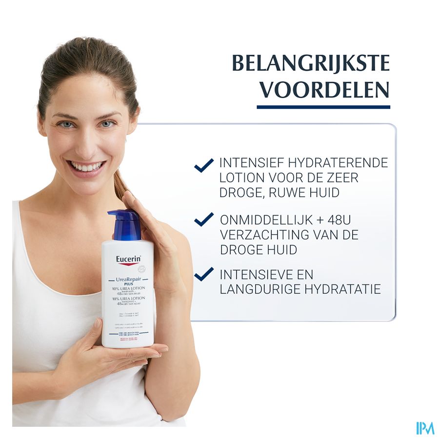 UreaRepair Plus Émollient 10% d'Urée Peau Très Sèche et Rugueuse avec pompe 400ml