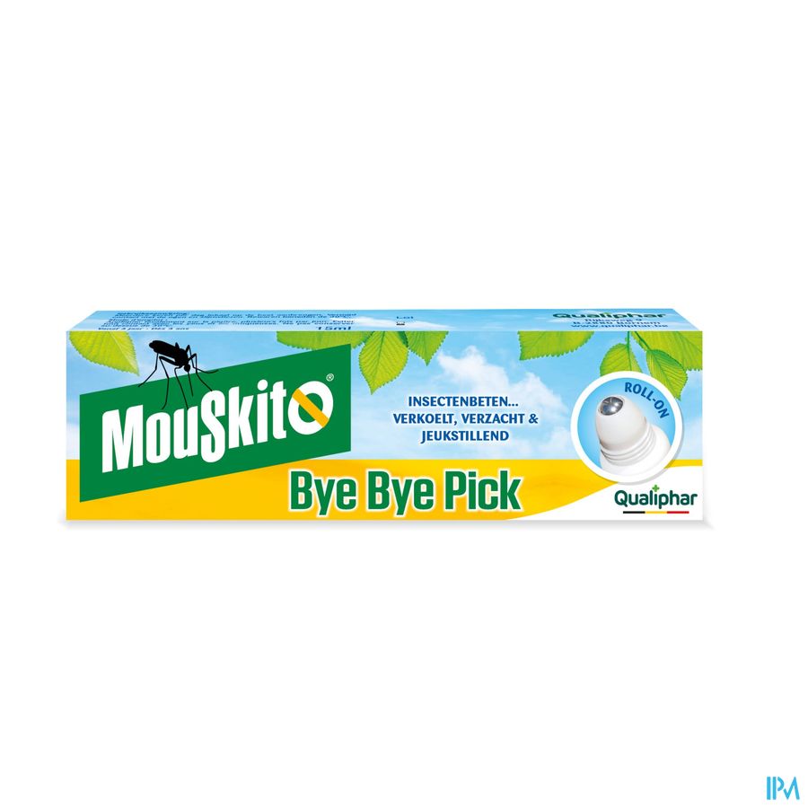 Mouskito Bye Bye Pick 15 ml - Roller rafraichit & apaise après piqûres d'insectes