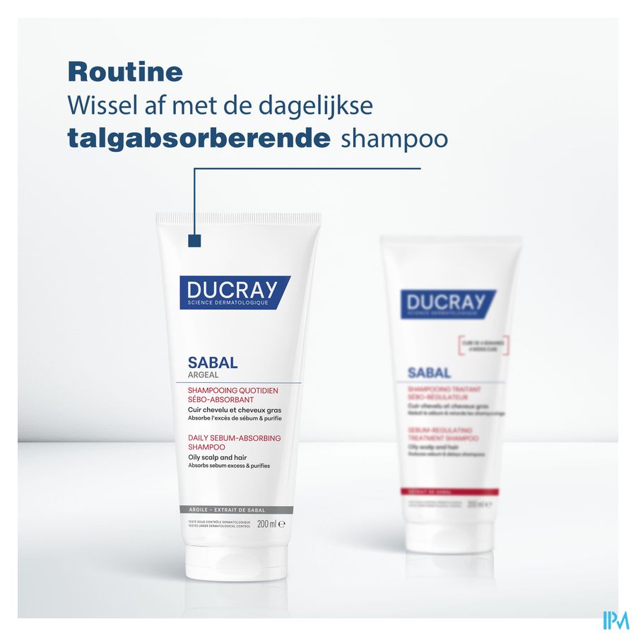 Ducray Shampooing traitant sébo-régulateur Shampoing purifiant SABAL