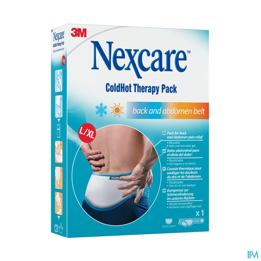 N15711l Nexcare Coldhot Therapy Pack Dos Et Abdomen l/xl, l - Xl