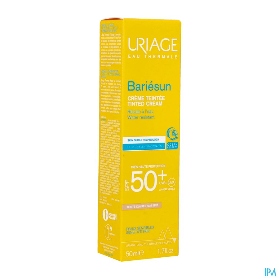 Uriage Bariesun Creme Teintee Ip50+ Clair 50ml