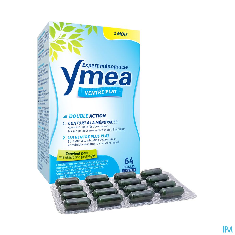 Ymea® Ventre Plat 64 P. - Ménopause - Contre Bouffées De Chaleur & Ballonnements