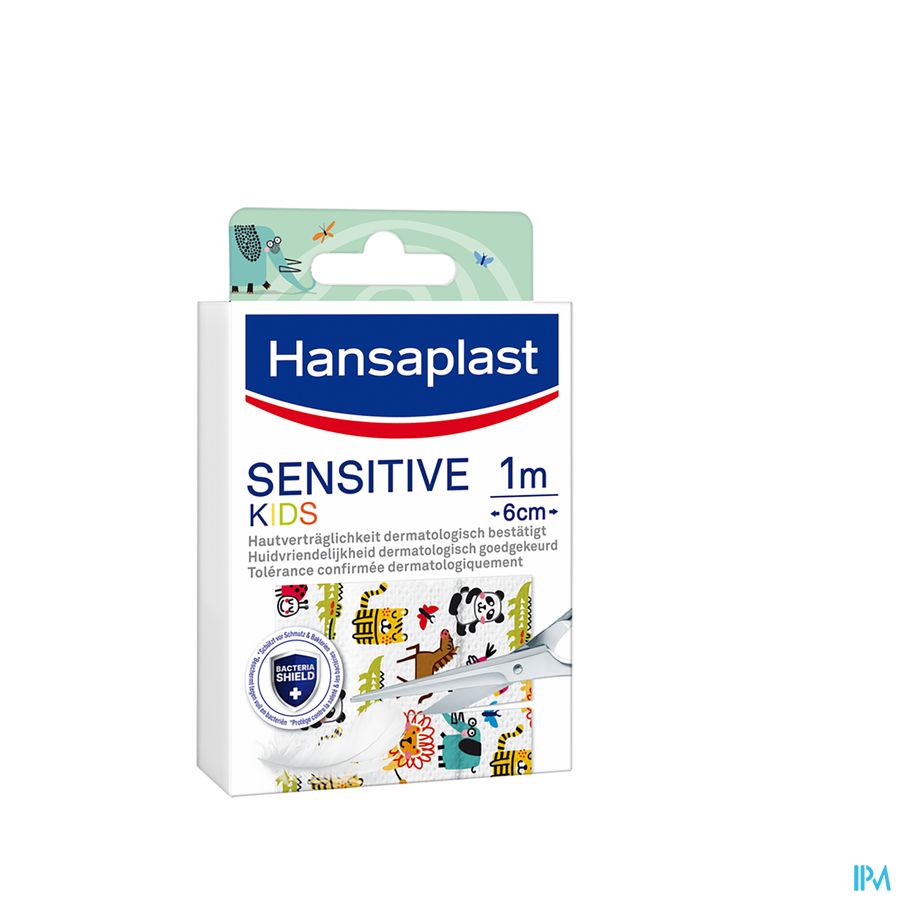 Hansaplast Pansements Kids Sensitive 1mx6cm