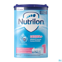 Nutrilon Satisfa+ 1 | Lait épaissi pour Nourrissons Bébé 0-6 mois  | Lait en Poudre pour Biberon | Boite 800g