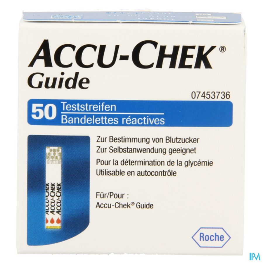 Accu Chek Guide Tests 50 Bandes