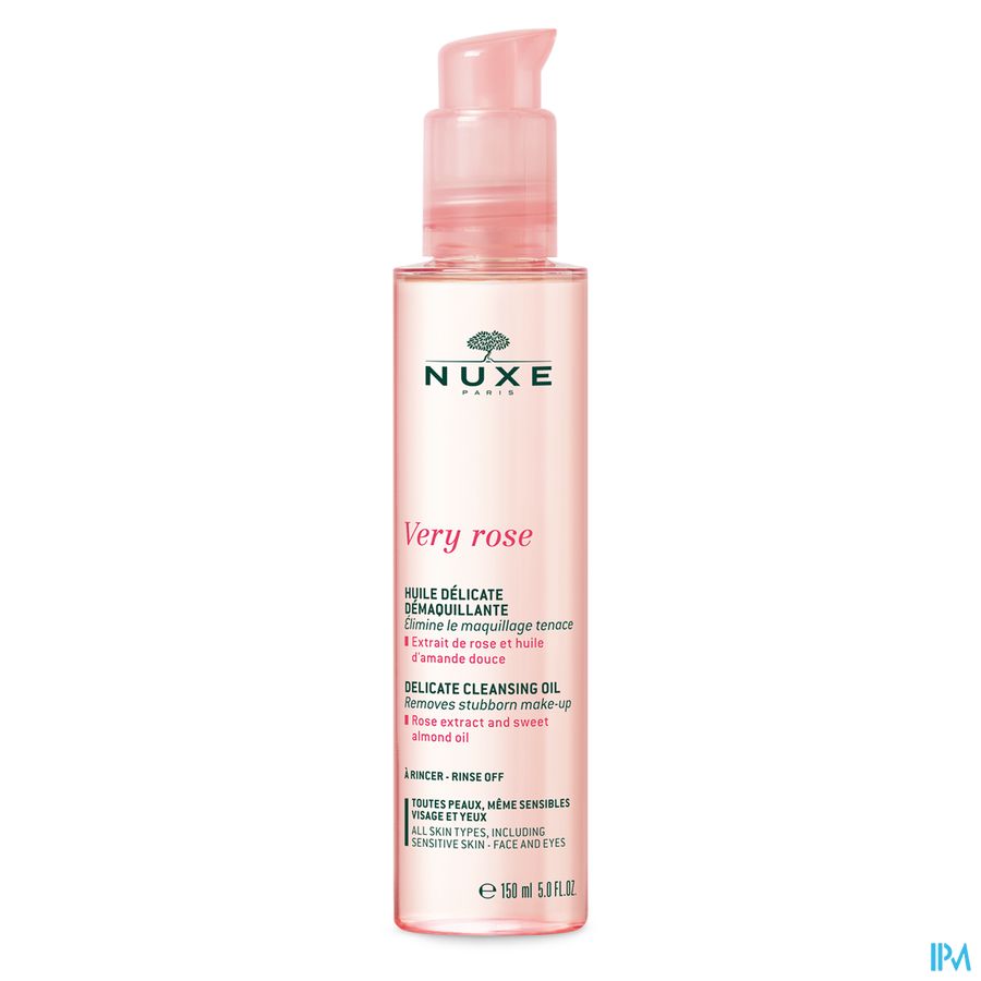 Nuxe Very Rose Huile Delicate Demaquillante 150ml