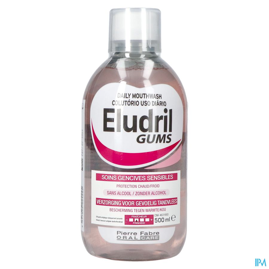 Eludril Gums — Bain de bouche quotidien soin gencives sensibles
