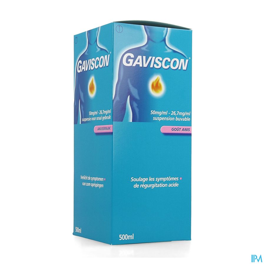 Gaviscon Anis Susp Buv 500ml