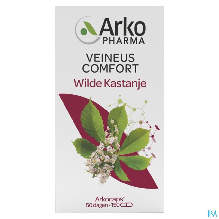 Arkopharma Arkogélules Marronnier D'Inde Confort veineux 150 Gélules Végétales