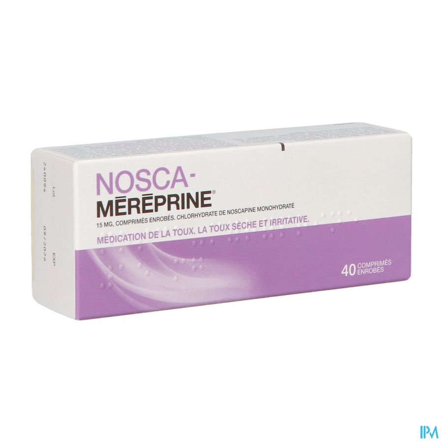 Nosca Mereprine 15mg Comp Enrobes 40