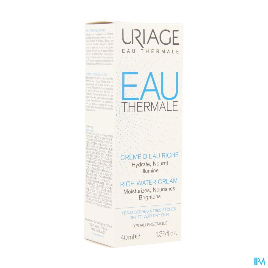 Uriage Eau Thermale Creme Eau Riche 40ml