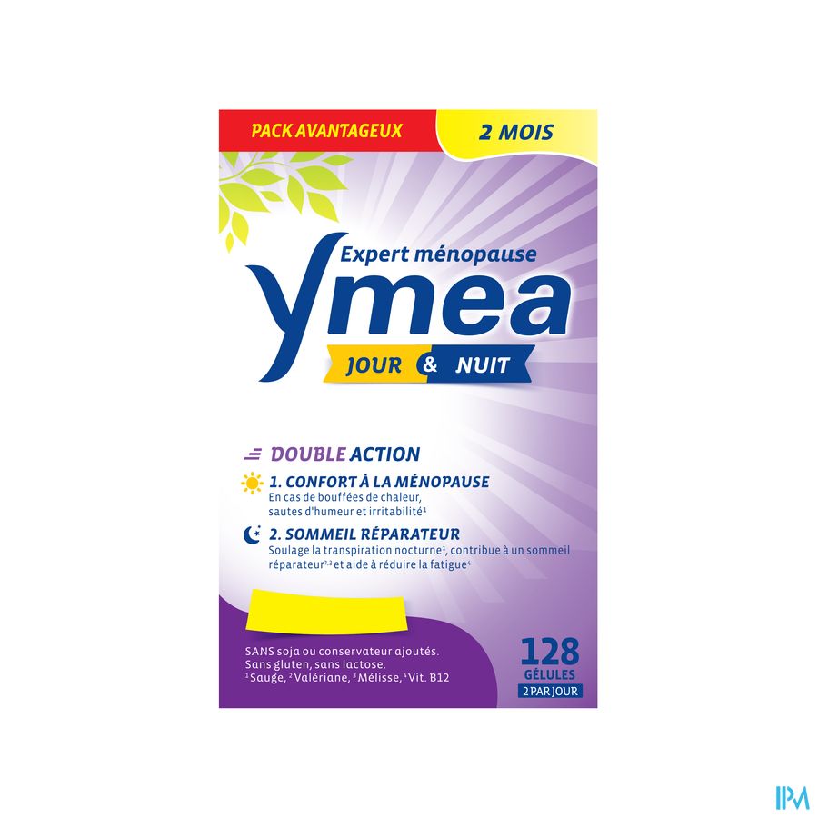 Ymea® Jour & Nuit 128 P. - Ménopause - Bouffées De Chaleur & Sueurs Nocturnes