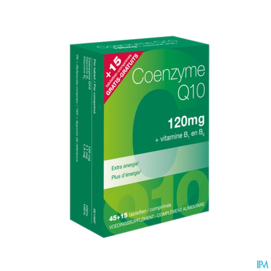 Coenzyme Q10 120mg Comp 45+15 Gratuit Revogan