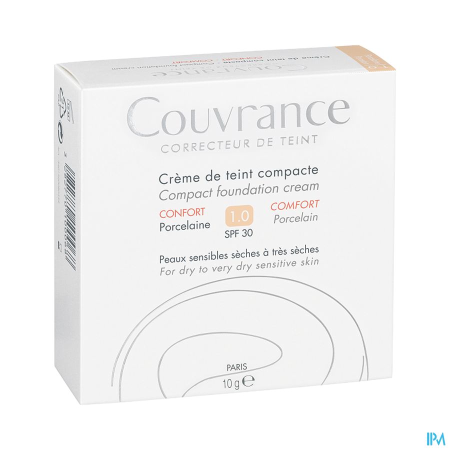 Eau Thermale Avène COUVRANCE Crème de teint compacte Confort Porcelaine