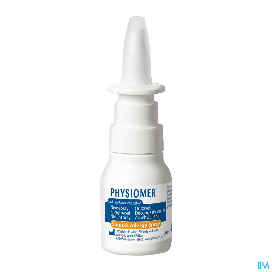 Physiomer® Sinus & Allergy Pocket Spray Nasal 20ml- Nez Bouché, Allergie, Pollen