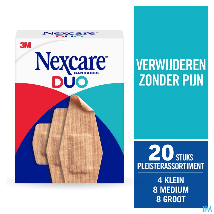 Nexcare 3m Duo Pansement Assortiment 20