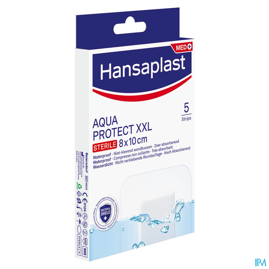 Hansaplast Aqua Prot. Strips Xxl 5