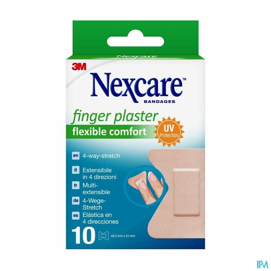 Nexcare 3m Ultra Strech Comf.flex. Doigt Decoup.10