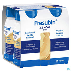 Fresubin 3.2 Kcal Drink Vanille-caramel 4x125ml