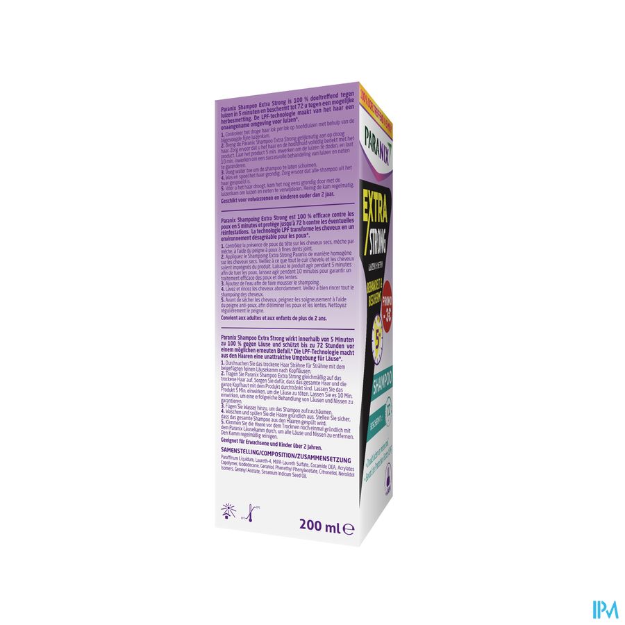 PARANIX EXTRA STRONG SHAMP 200ML -3EUR