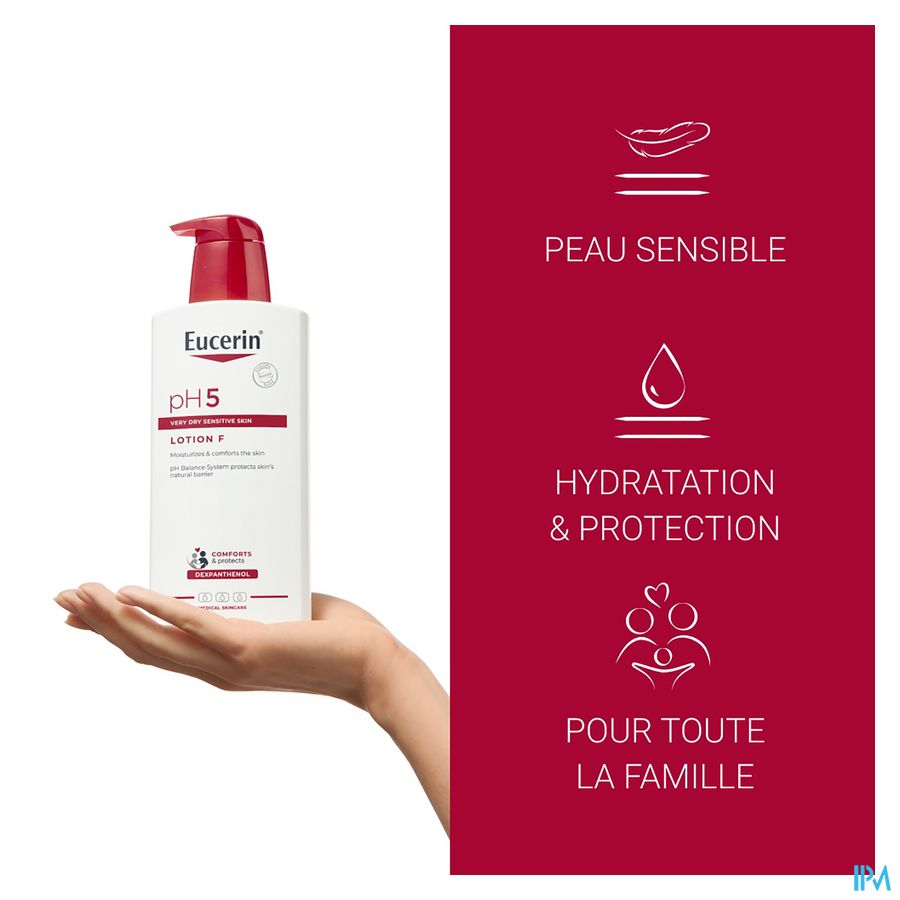 pH5 Lotion Riche F Peau Très Sèche et Sensible avec pompe 400ml