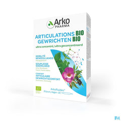 Arkopharma Arkofluides Articulations Bio Mobilité Souplesse Ampoules 20x10ml