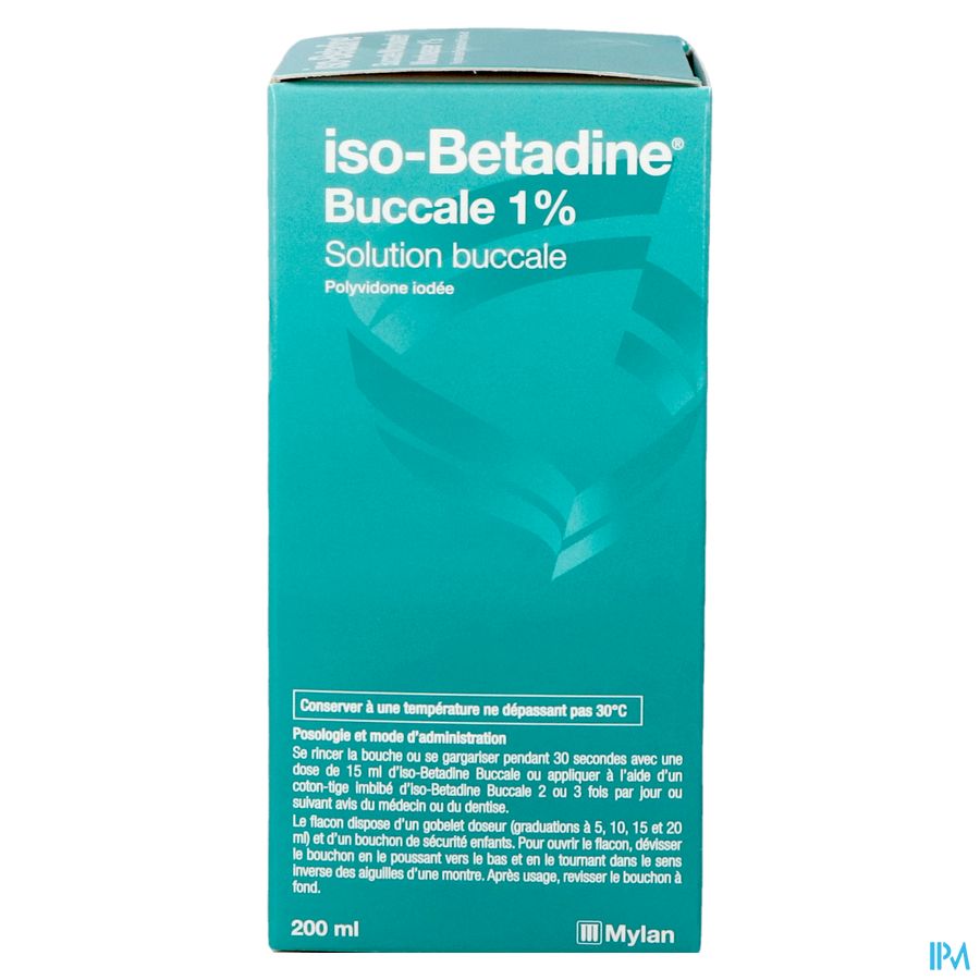 Iso Betadine 1% Nf Sol Bucc 200ml Ready To Use