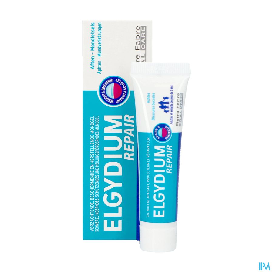 ELGYDIUM - REPAIR Gel buccal apaisant, protecteur et réparateur - aphtes & blessures 15ML
