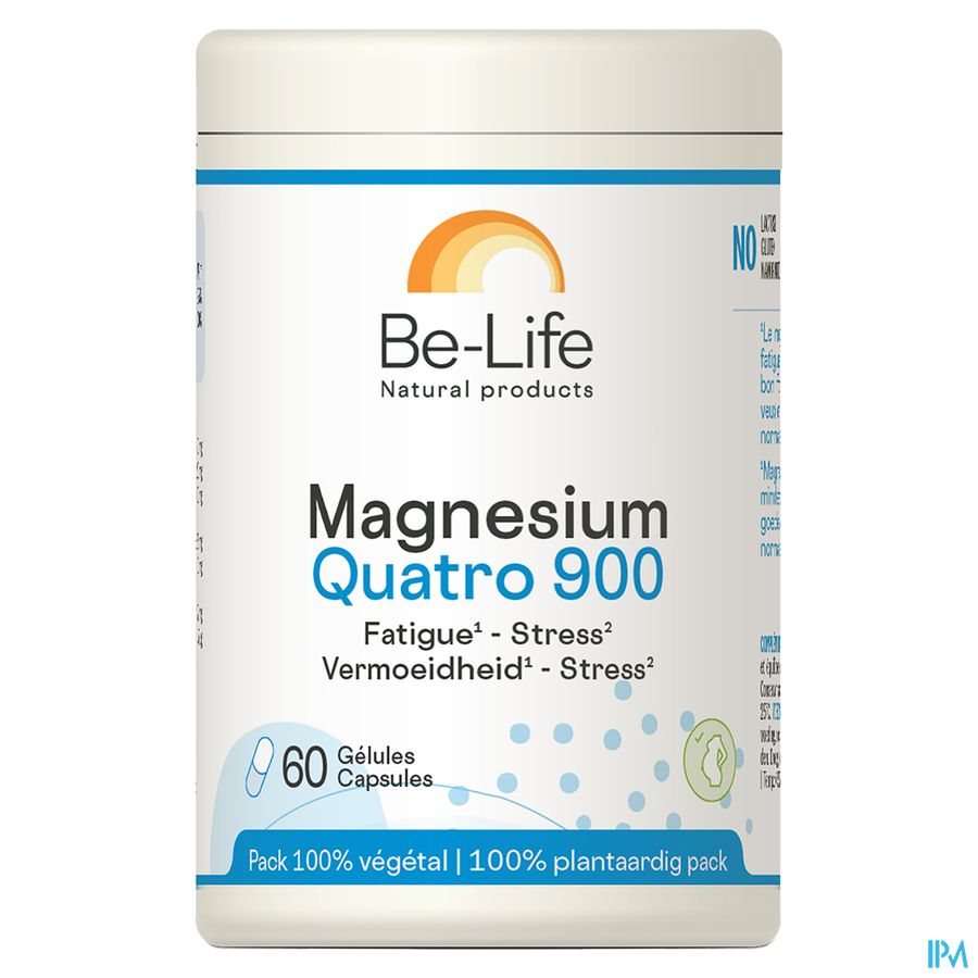 Magnesium Quatro 900 Be Life Pot Caps 60