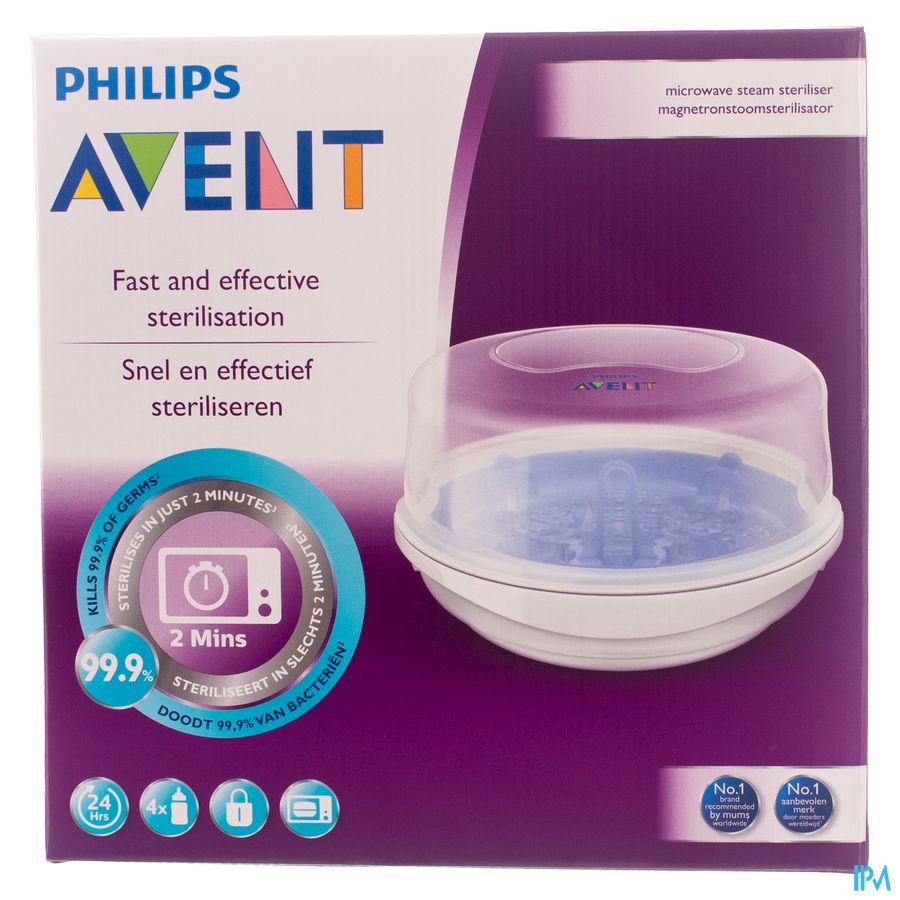 Philips Avent Sterilisateur Micro-ondes Sans Accessoires SCF281/02