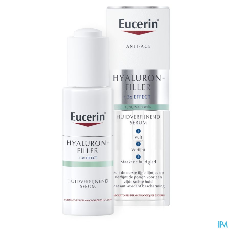 Hyaluron-Filler + 3x Effect Sérum Perfecteur de Peau Anti-Âge Rides Ridules & Pores avec pipette 30ml