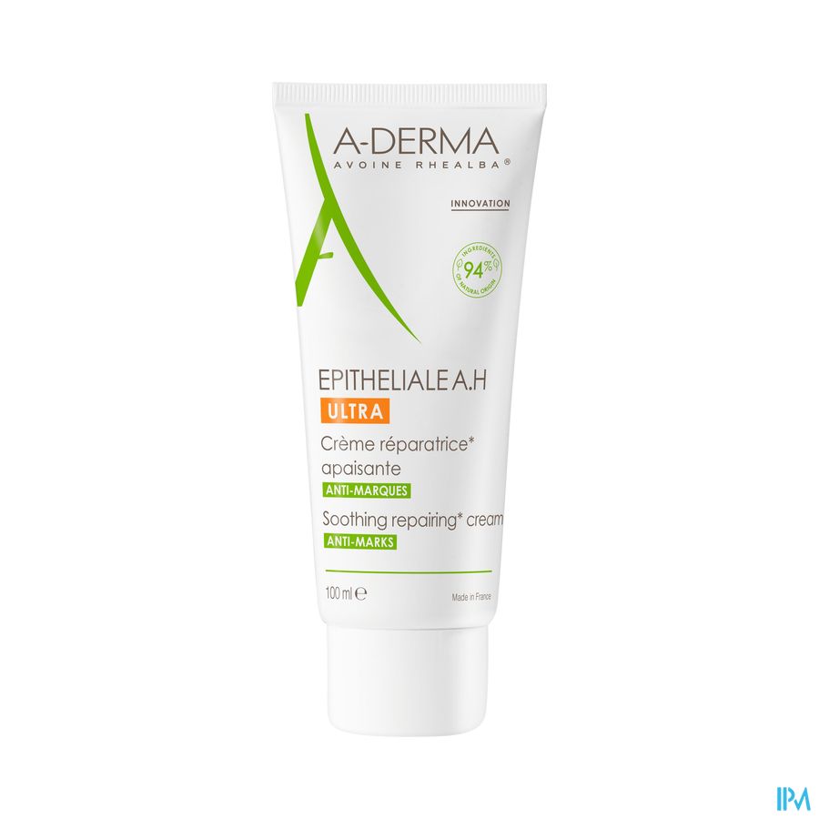A-DERMA - EPITHELIALE A. H. ULTRA CRÈME RÉPARATRICE APAISANTE - Soin cicatrisant anti-marques, anti-douleur, Post-peeling, post-laser