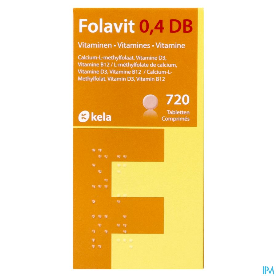 Folavit 0,4mg Db Comp 720