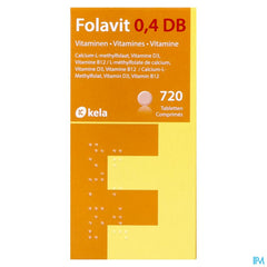 Folavit 0,4mg Db Comp 720