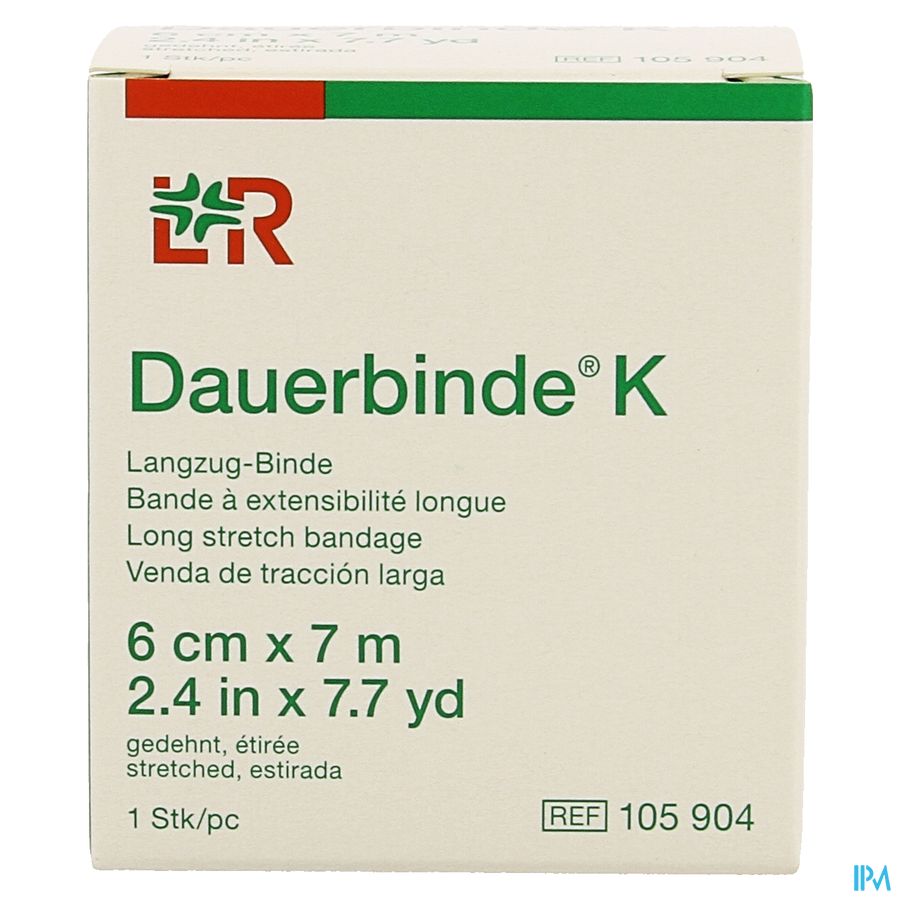 Dauerbinde K 6cm X 7m 1 105904