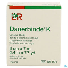 Dauerbinde K 6cm X 7m 1 105904