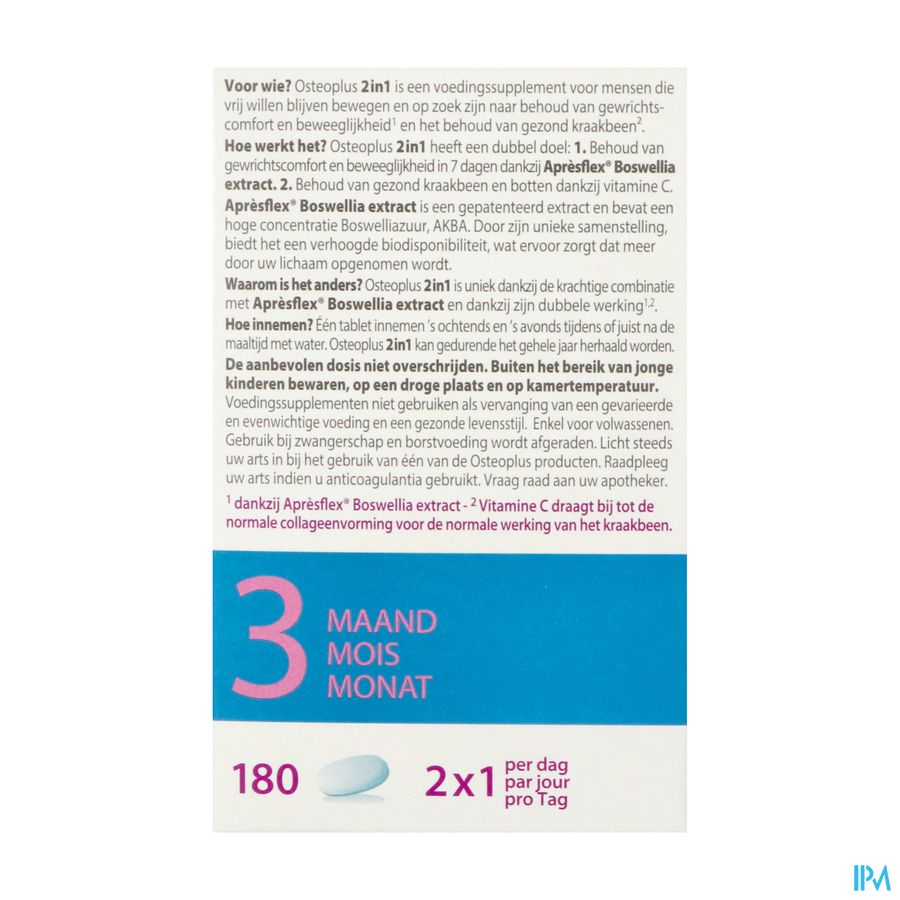 Osteoplus 2in1 Comp 180
