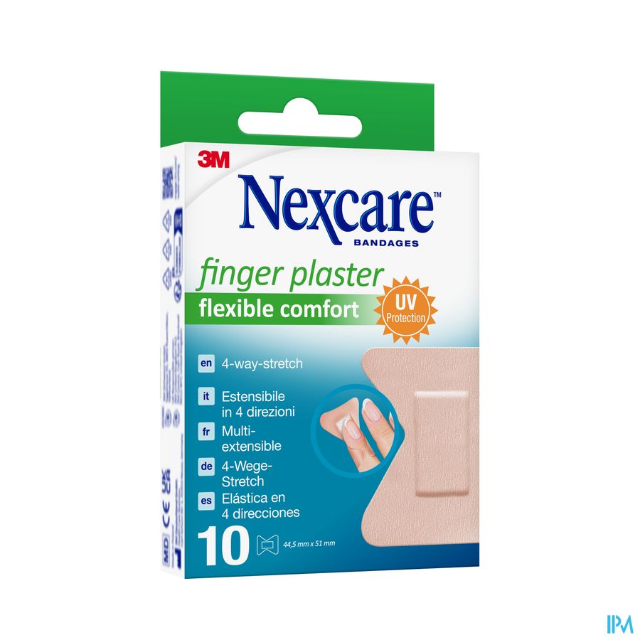 Nexcare 3m Ultra Strech Comf.flex. Doigt Decoup.10