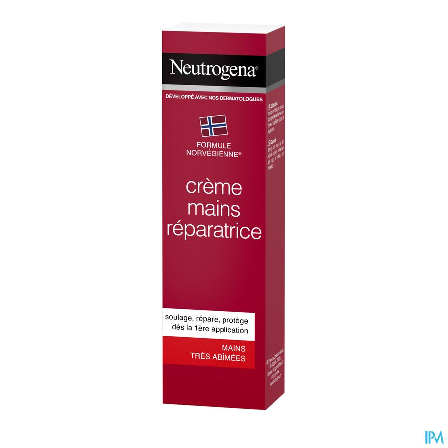 Neutrogena Intense Repair crème mains CICA, répare les gerçures et les crevasses, 15 ml