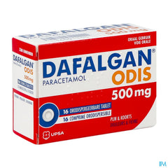 Dafalgan 500mg Odis Tabl 16