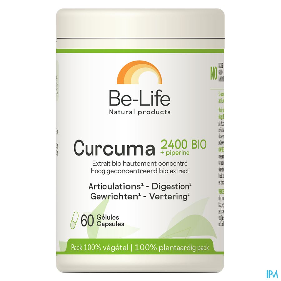 Curcuma 2400 + Piperine Bio Be Life Gel 60