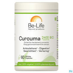 Curcuma 2400 + Piperine Bio Be Life Gel 60