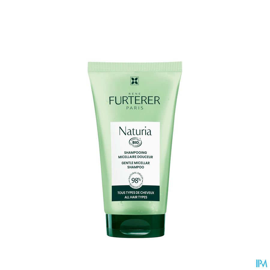 René Furterer  - NATURIA Shampooing micellaire douceur - Shampoing ultra doux sans sulfates pour tous types de cheveux