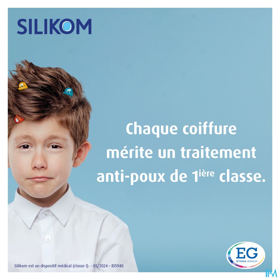 Silikom Once Shampooing Contre poux&lentes 200ml