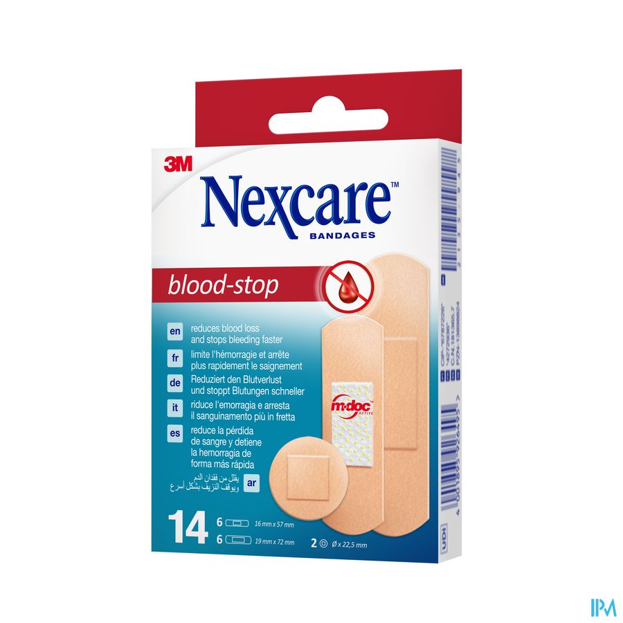 Nexcare 3m Bloodstop Assorted 14 N1714as